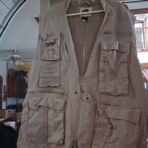 Humvee Men's Utility Vest SZ 2XL Tan